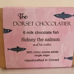 fine milk chocolate fish - chocolate salmon
