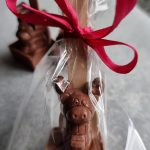 milk chocolate reindeer stirrer - place settings