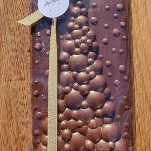single origin chocolate bar,  milk chocolate Christmas tree