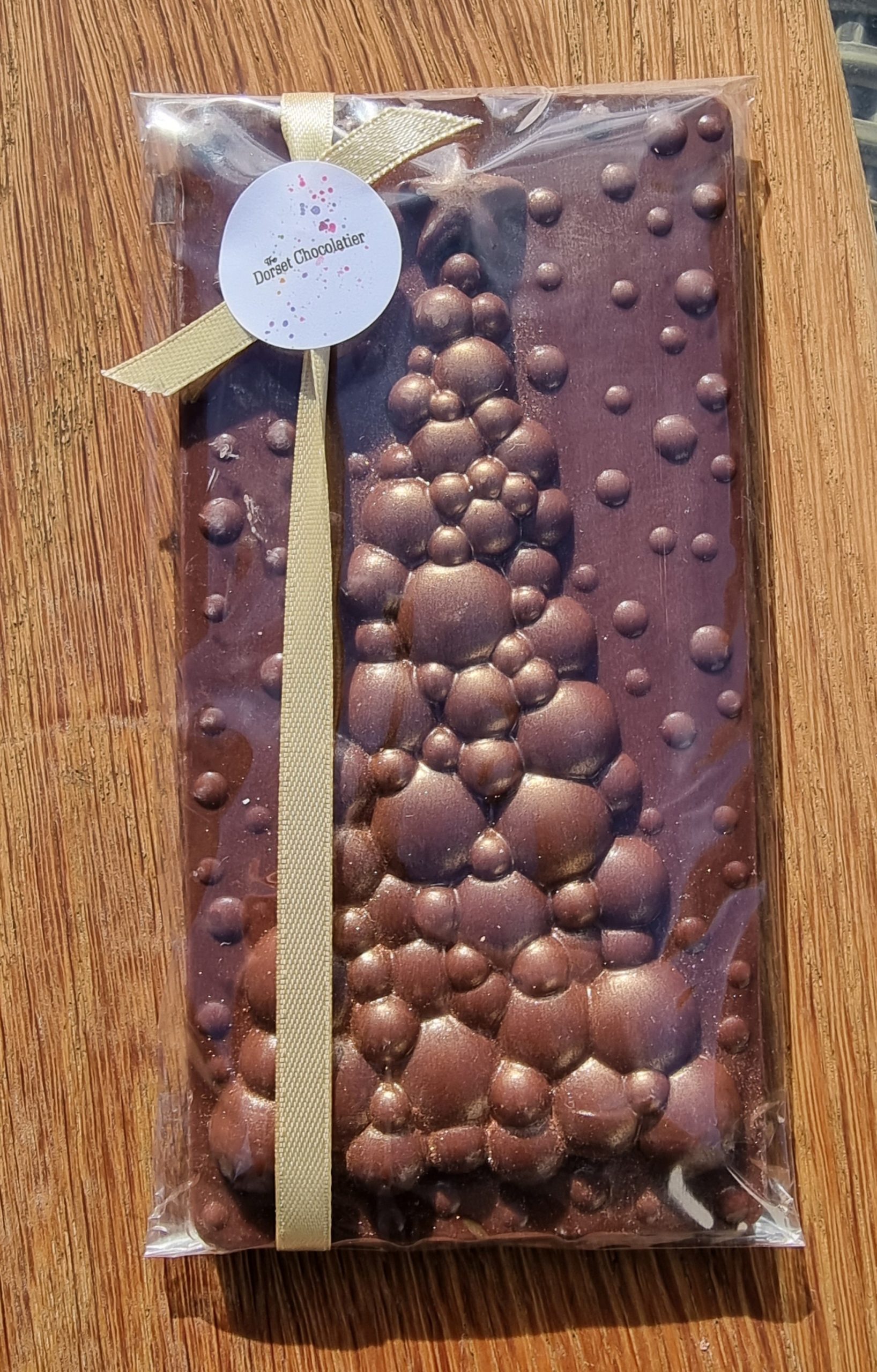 single origin chocolate bar,  milk chocolate Christmas tree